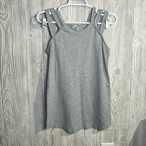 Women 7th Ray gray tank top size small